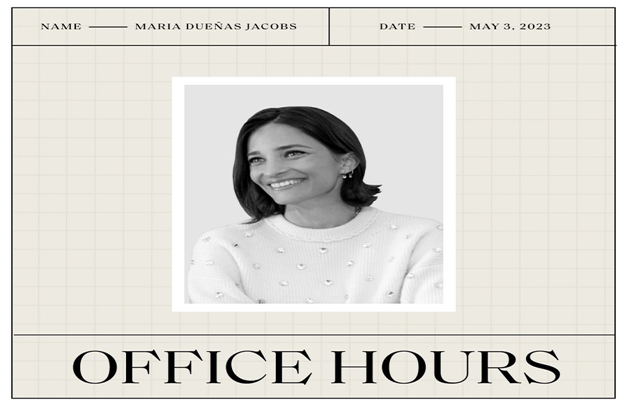 Maria Dueñas Jacobs: From Fashion to Entrepreneurship